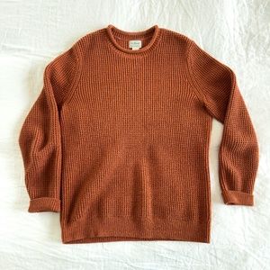 L.L. Bean Roll Men's Organic Cotton Rollneck Sweater